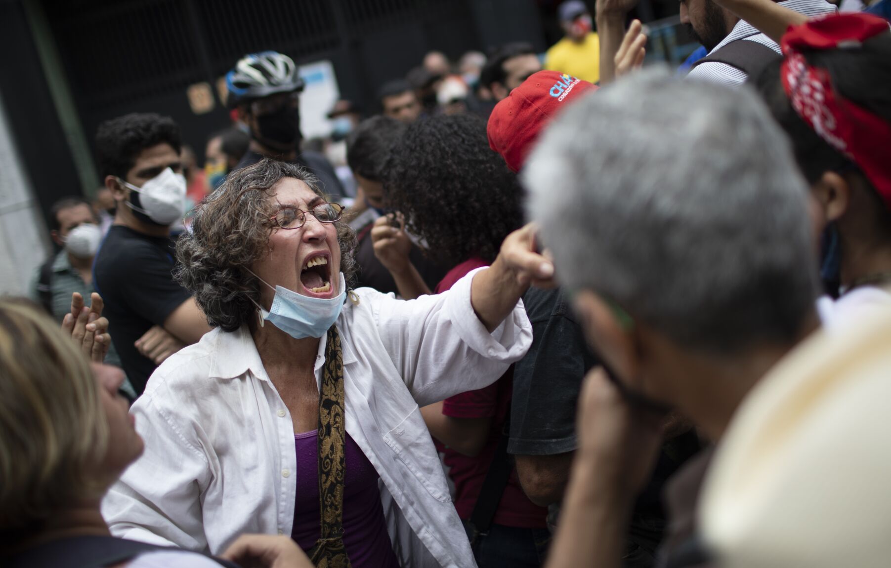 APTOPIX Venezuela Colombia Protests